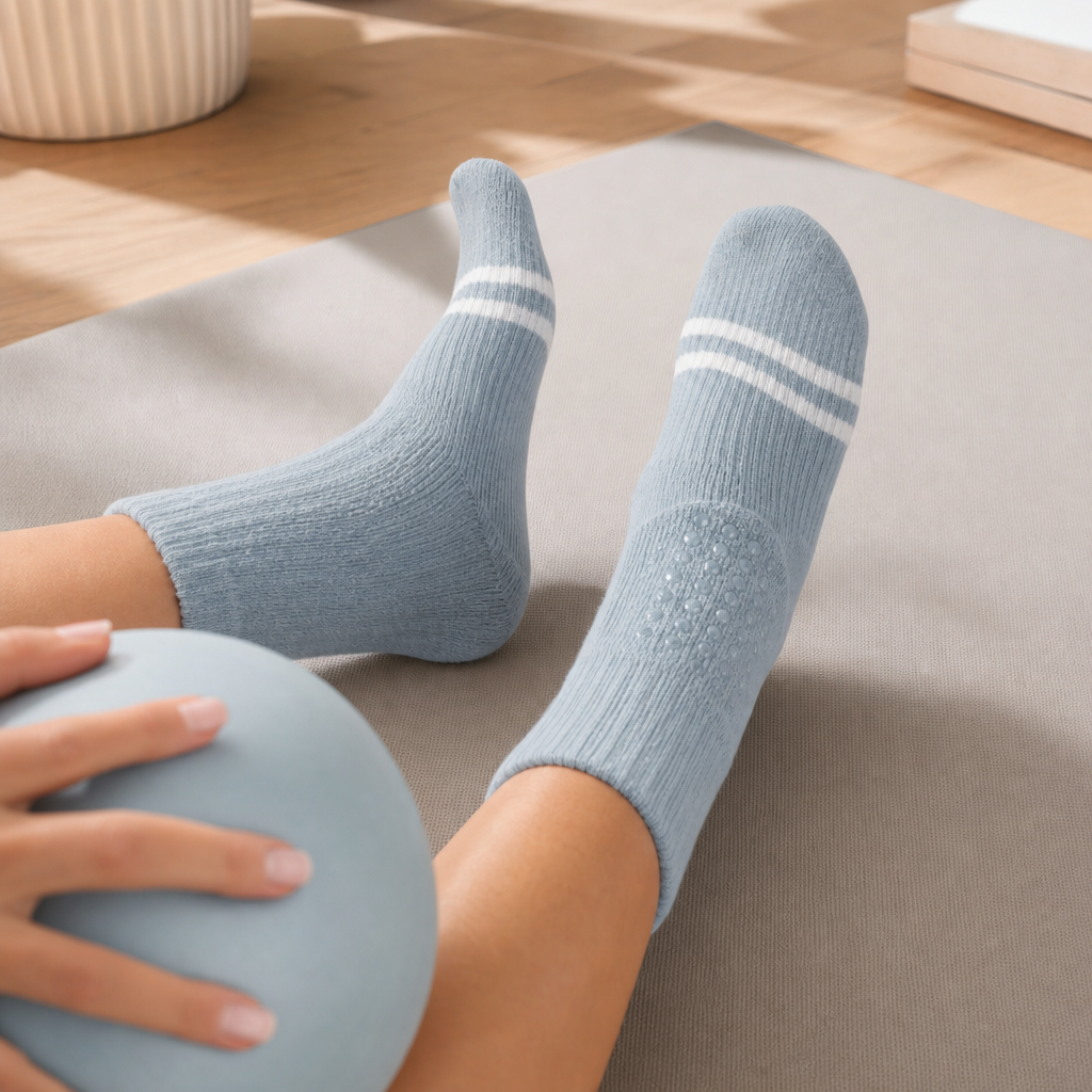 Sora Mid-Calf Grip Socks