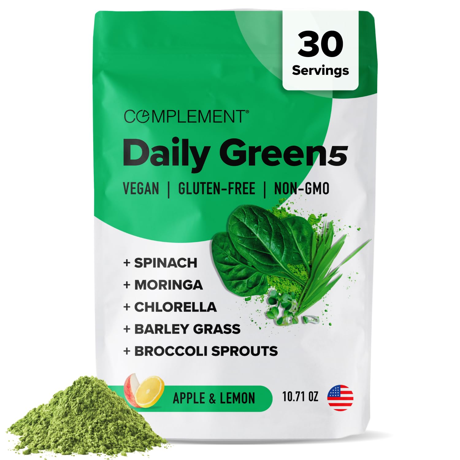 Sora Organic Detox Greens Powder — 5 Wholefoods, Vitamins & Minerals