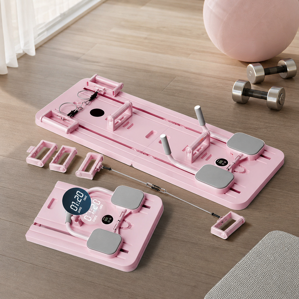 Sora Pilates Reformer Set — Portable Ab & Core Training Board