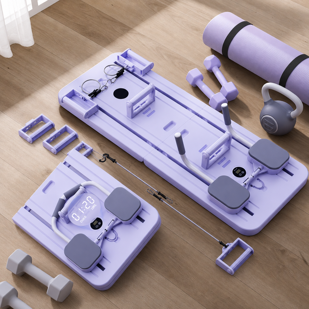 Sora Pilates Reformer Set — Portable Ab & Core Training Board