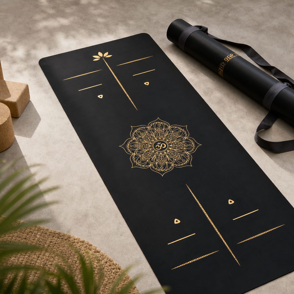 Sora Luxury Yoga Mat — Gold Flex