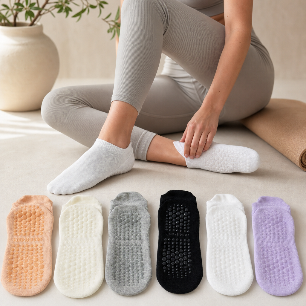 Sora Pilates Non-Slip Grip Socks