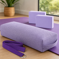 Sora Yoga Complete Set — Bolster, 2 Blocks & Strap, 4 Pieces