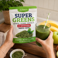 Sora Supergreens Detox Powder — 32 Superfoods, Probiotics & Antioxidants