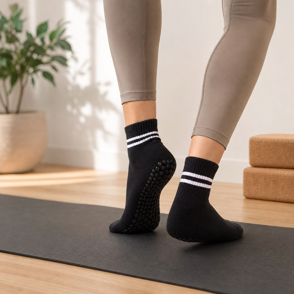 Sora Mid-Calf Grip Socks